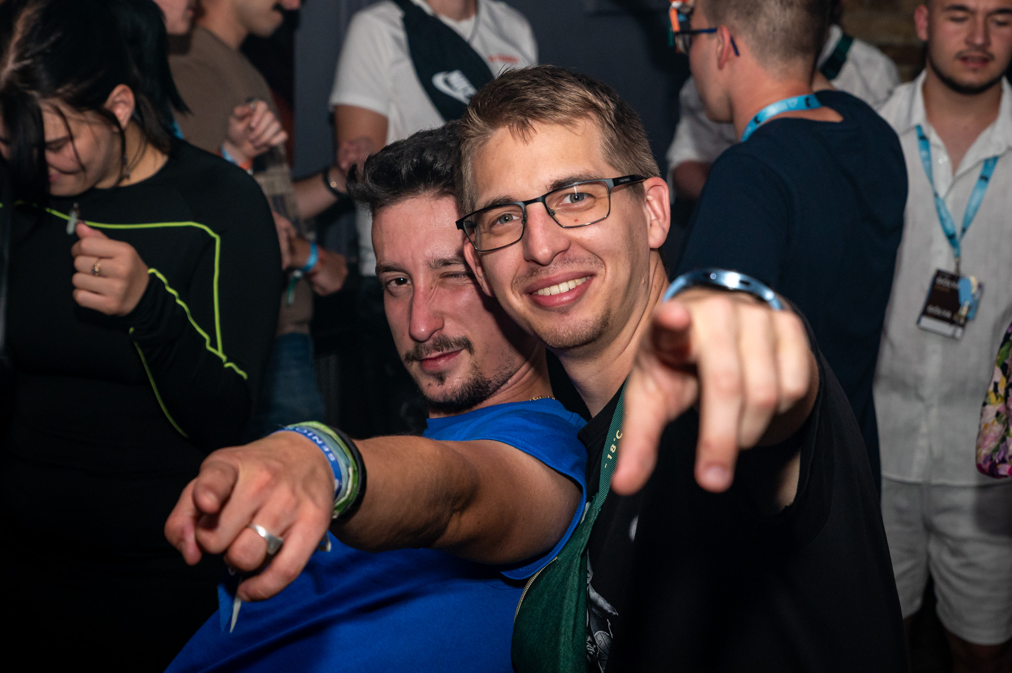 At night, entertainment took centre stage at the Bridge Student and Faculty Club. (Photos: András Adorján)